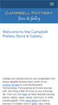 Mobile Screenshot of campbellpotterystore.com